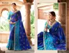 Ramrasiya Mor Chhadi Weaving Printed Chiffon Silk Saree Catalog
